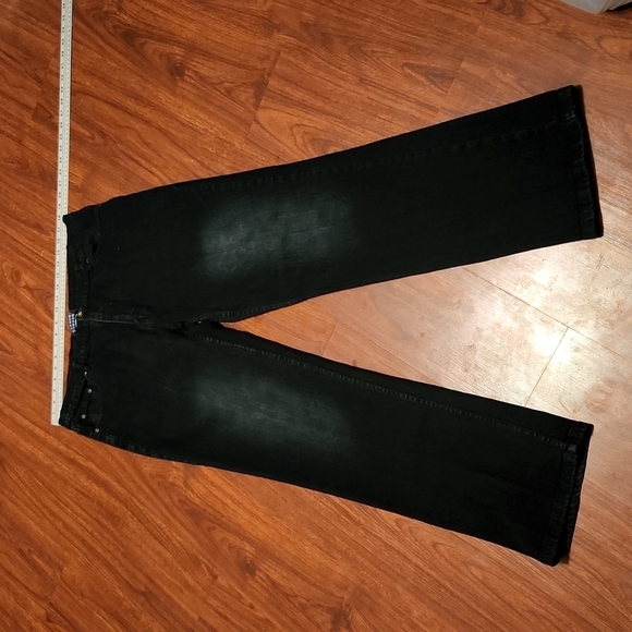 Sargent Pepper Jeans Mens Size 38 Tommy Straight Black Y2K - Picture 5 of 9